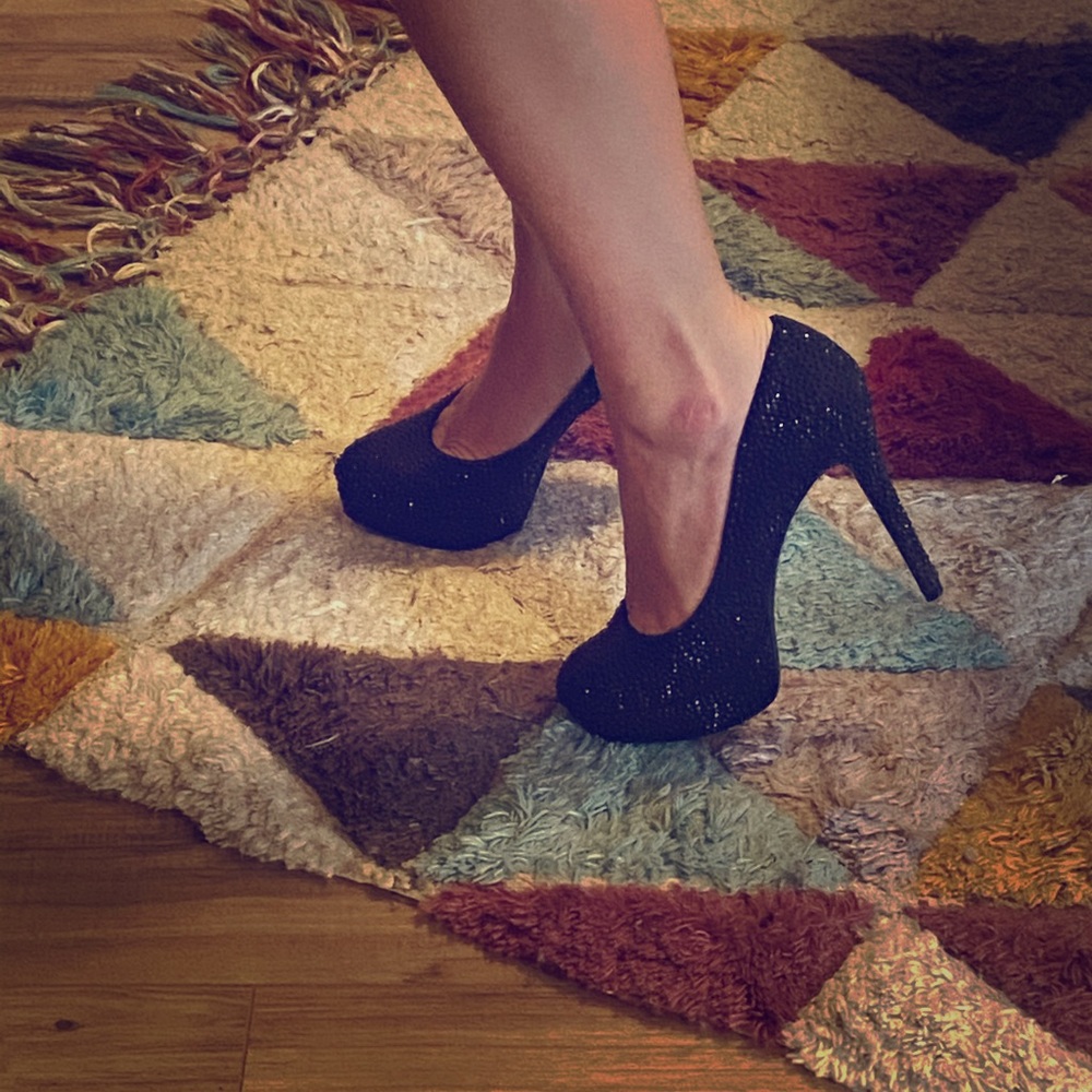 Gianni Bini rhinestone heels